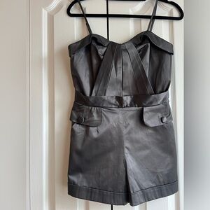 Guess woman romper dress - gray -size medium-new without tag